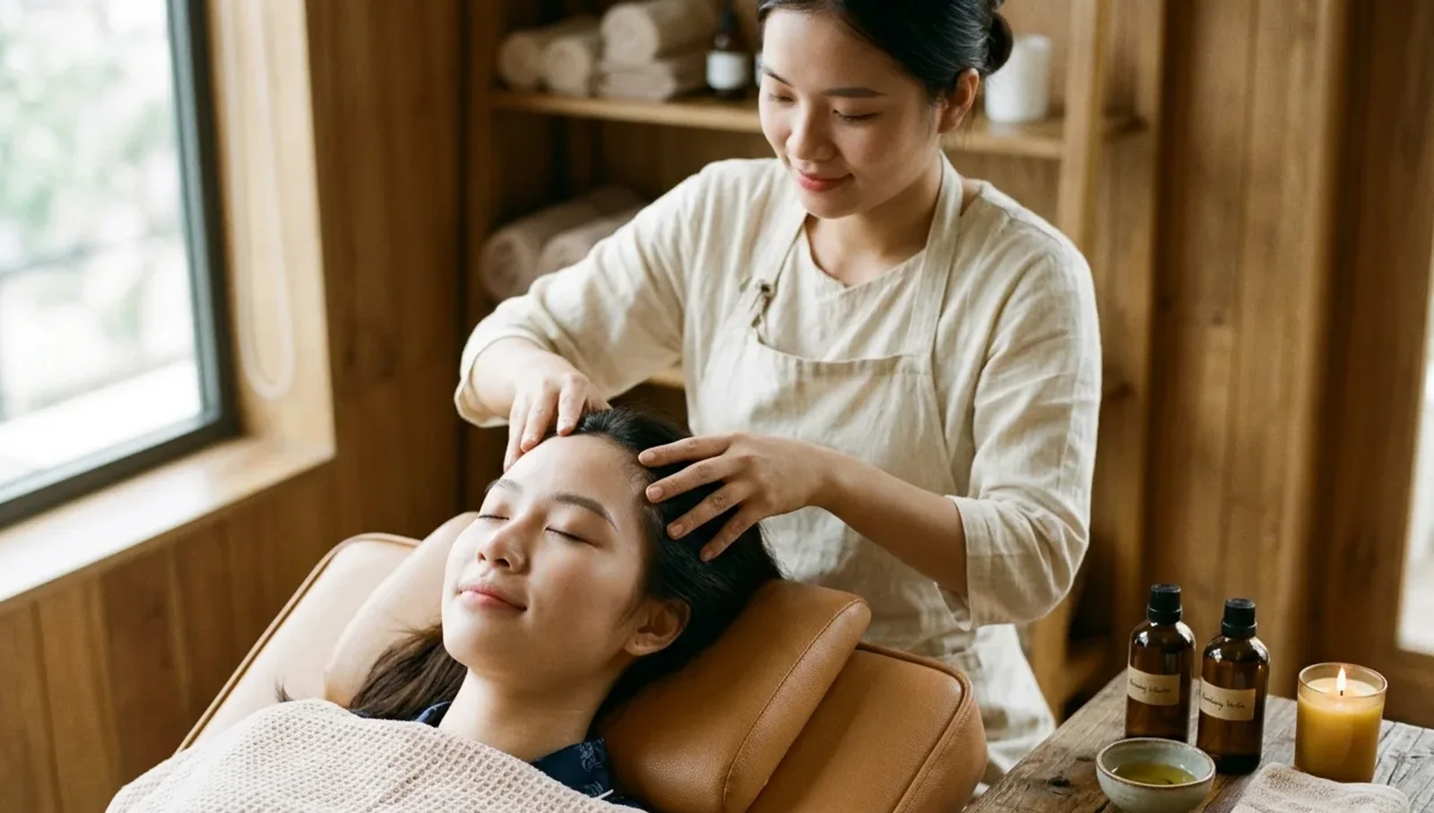 웰니스 샴푸 (머리·어깨·목 마사지)